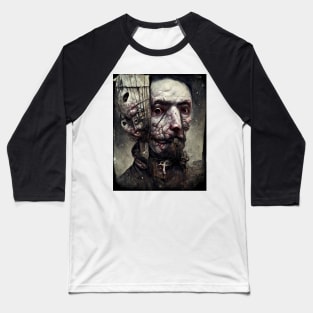 Horror Portrait #2 Baseball T-Shirt